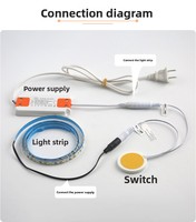 Saklar Sensor Sentuh Lampu LED 12V/14V Berkualitas Tinggi dengan Bingkai Kayu dan Fungsi Peredupan Cerdas, Saklar Sentuh Tersembunyi