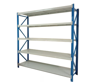 Estantería de Almacenamiento de Acero de 5 Niveles de Alta Resistencia AOCHEN, Capacidad de Carga de 150 kg, Recubrimiento en Polvo, Ensamblaje sin Tornillos, Ajustable - Product Image 2