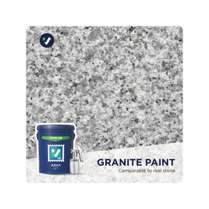 Pintura Acrílica para Granito Qihang con Buena Elasticidad y Resistencia a las Grietas para Aplicación con Pistola en Paredes Exteriores - Product Image 2