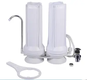 Two Stages Counter Top Home Pure Cleaning Tap Filter Water Purifier Filter