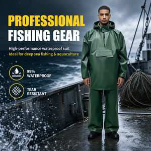 Professional Fishermen Adjustable Heavy Duty Waterproof Bib <strong>Overalls</strong> Chest Wader with Anti-Slip <strong>Boots</strong> - Product Image 5