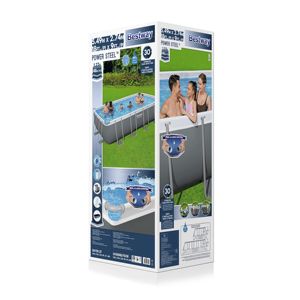 Bestway 56467/56536E <span class=keywords><strong>Piscine</strong></span> extérieure en PVC avec cadre <span class=keywords><strong>rectangulaire</strong></span> en acier pour <span class=keywords><strong>piscine</strong></span> hors sol <span class=keywords><strong>5</strong></span>.49 <span class=keywords><strong>m</strong></span> X 2.74 <span class=keywords><strong>m</strong></span> X 1.22 <span class=keywords><strong>m</strong></span> - Product Image 6