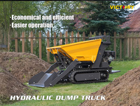 Mini-chargeur agricole autochargeur, mini-dumper de chantier, chariot à béton à vendre, livraison gratuite