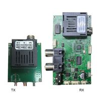 Convertidor de Fibra Óptica Metálico PFLY Personalizado TX RX de 1 Canal de Video + UART TTL SBUS FC/UPC Monomodo 0-20km con 6 Meses de Garantía