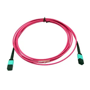 OM3/OM4 MPO Connector Patch Cord 12 Fiber MPO Trunk Cable 8/12/24F MTP MPO Cable