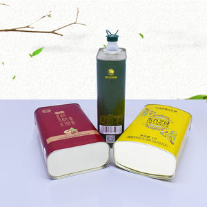 Lata cuadrada de aceite de sésamo de 1 litro personalizada, diseño personalizado, contenedor de impresión, embalaje de latas de aceite de cocina - Product Image 2