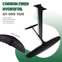 Aile de hydrofoil en carbone ONS 1020 pour glisse longue en vent arrière, compatible avec la pompe à aile et la pratique en mer, unisexe
