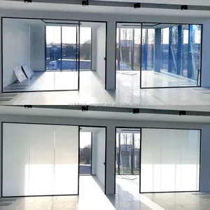 Pellicola per vetri intelligente commutabile in vetro laminato Pdlc Privacy elettrica per la costruzione di pellicole intelligenti Pdlc oscuranti per finestre elettriche