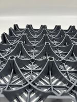 Panel de Rejilla WPC Encastrable, Económico, Fácil de Desmontar, Antideslizante, Ecológico, Impermeable, para Gimnasio, Garaje, Uso Industrial