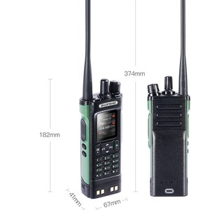 Baofeng DM 32uv uv32 10W TDMA DMR kỹ thuật số & analog thông tin liên lạc Walkie-Talkie UHF VHF hàng không hai cách phát thanh GPS Walkie Talkie - Product Image 6