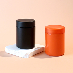 Bouteille en verre transparente à l'épreuve des enfants de 1 oz, 2 oz, 3 oz, 4 oz avec couvercle noir mat résistant aux enfants - Product Image 6