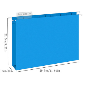 Porte-documents <span class=keywords><strong>suspendu</strong></span> extensible en papier <span class=keywords><strong>kraft</strong></span> format A4 (8,5x11 pouces) avec logo personnalisé pour fournitures de bureau - Product Image 2
