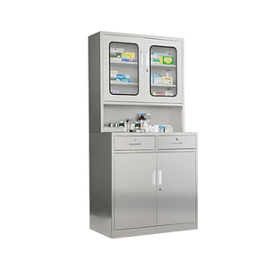 Venta directa de fábrica Gabinete de almacenamiento de medicina china tradicional de acero inoxidable Armario de farmacia Muebles de hospital - Product Image 2