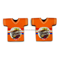 Manchon isotherme en néoprène pour bouteille, forme de t-shirt de football personnalisé WK 2026, pour les événements sportifs aux Pays-Bas