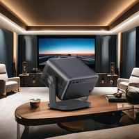 1080P 4K Android 9 Portable Mini LED LCD Home Cinéma Projecteur avec 5800 Lumens pour un usage domestique
