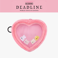 KPOP BLACK PINK DEADLINETOUR Pochette de rangement officielle pour CD Modèle Bluewave Bluewave-20 Groupe de filles coréennes Mignon Tous âges