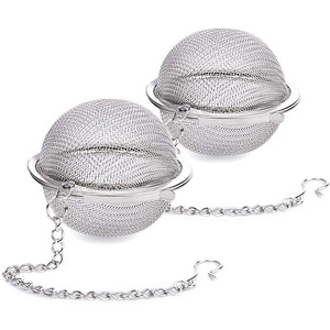 음식 급료 메시 차 Infuser 스트레이너는 차 공 간격 유포자 스테인리스 차 스트레이너를 거릅니다 - Product Image 1