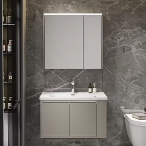 <span class=keywords><strong>Armoire</strong></span> à <span class=keywords><strong>pharmacie</strong></span> de salle de bain <span class=keywords><strong>antique</strong></span> française multifonctionnelle avec miroir Meuble de salle de bain flottant sur mesure - Product Image 4