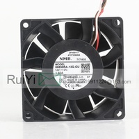 Ventilateur de refroidissement à courant continu 5V 24V 48V DC12V 1.60A AC EC 8038 80X80X38MM 8CM à haut débit d'air, 4 fils, 08038RA-12Q-GU, pour vente en gros