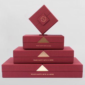 Ensemble de bonbons biodégradables boîte-cadeau boîtes de chocolat de haute qualité à impression personnalisée pour œufs en chocolat - Product Image 5