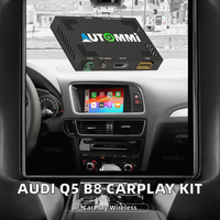Módulo Decodificador Inalámbrico Autommi Q5 B8 Personalizado con Apple CarPlay y Android Auto, Kit de Interfaz, 1 Año de Garantía para Audi Q5 B8/A4/A5 2010-2016