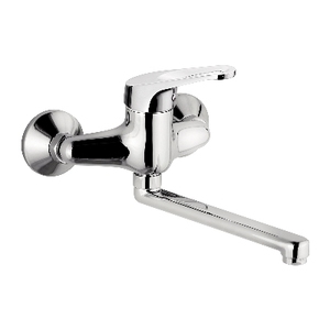 Mitigeur mural pour lavabo Epic 3 lignes à levier unique, chromé, longueur 26,4 cm - Product Image 1