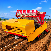 Planteuse d'ail de précision pour tracteur, machine à planter des graines d'ail avec espacement réglable