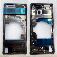 Carcasa de Repuesto para Google Pixel 7 Pro, Tapa Trasera de Batería, Marco de Reparación, Panel Inferior, Bisel, Diseño de Barra, Cristal