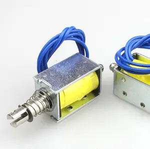 12v dc micro pulse solenoid electromagnet valve for automatic door