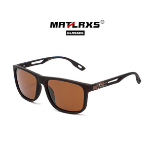 Gafas de Sol con Montura Completa Rectangular, Polarizadas, UV400, para Conducir, Modernas, Unisex, Montura de PC, Lentes TAC, 144 mm de Ancho - Product Image 5