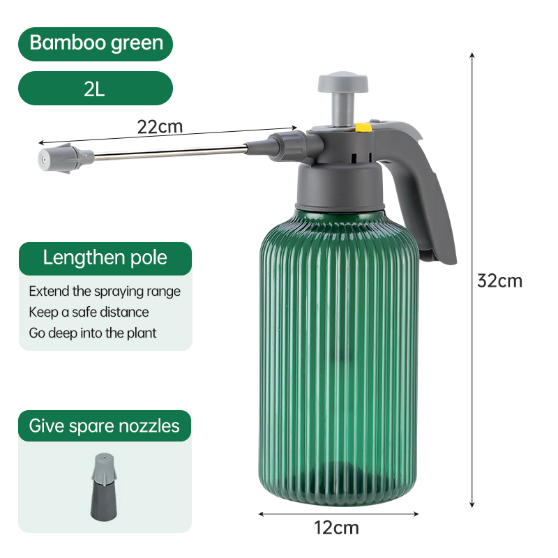 Verde + varilla de pulverización