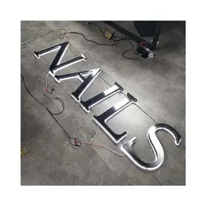 Fast Shipping No Moq Led Illuminated Sign Letter Logo Business Business Led Signs Office Signs