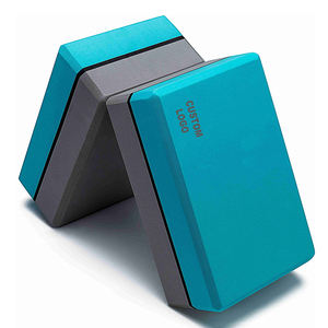 Bloque de Yoga EVA de Alta Densidad, Bloque de <span class=keywords><strong>Espuma</strong></span> para Fitness y Gimnasio, Set con Correa, Logotipo Personalizado, 120g 180g, Bloques de Yoga EVA - Product Image 2