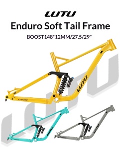 Telaio MTB LUTU BOOST 148*12MM 27.5/29 Pollici in Alluminio con Perno Passante per Bici DH Downhill ENDURO Soft-Tail con Ammortizzatore AM per Trail e Cross-Country - Product Image 6