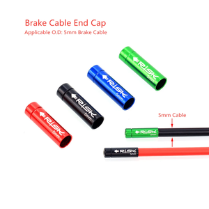 RC101 <span class=keywords><strong>RISK</strong></span> 4/5mm Capuchon de câble de vélo Embouts de changement de vitesse MTB Road Bike Cable Cover - Product Image 5