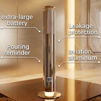 Diffuseur d'arômes rechargeable en alliage d'aluminium Fanluosen, grande capacité de 100 ml, atomiseur double liquide écologique, contrôlé par application