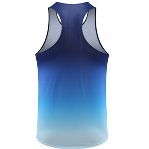 Débardeurs de sport respirants en maille polyester et élasthanne pour hommes, <span class=keywords><strong>sans</strong></span> manches, pour la course, la gym et l'entraînement de marathon – Vente en gros - Product Image 5