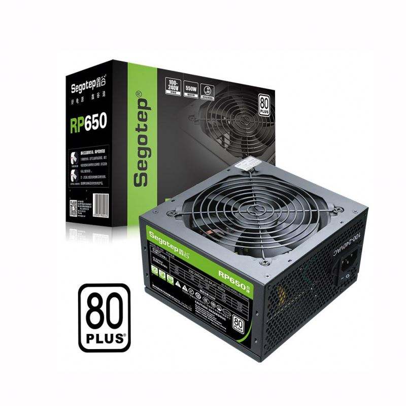 高品質 Segotep RP650 550W PSU ゲーミングデスクトップ用スイッチング