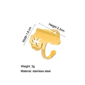 Bague de berbères en acier inoxydable pour femme et fille, bijou ethnique pour fête d'anniversaire - Product Image 2