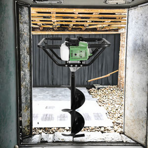 ヘビーデューティガソリン2ストロークDIYアースオーガー<span class=keywords><strong>62CC</strong></span> 2.5KW樹木植栽掘削機グラウンドドリル100-300mm - Product Image 3