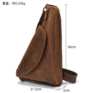Độc quyền cho nam qua biên giới của da ngực túi cổ điển Messenger Túi ngoài trời da bò da duy nhất-vai Túi 2025 - Product Image 3