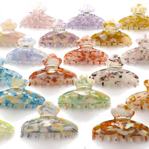 YIYI semplice temperamento colorato nuvola bordo acetato capelli artiglio semplice creativo 9.7cm fermaglio per capelli Costom all'ingrosso - Product Image 1