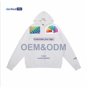 Felpa con Cappuccio Casual da Uomo, Logo Personalizzato Ricamato, Effetto Lavato, Autunnale, in Poliestere/Cotone, Vestibilità Regolare, Stile Streetwear - Product Image 2