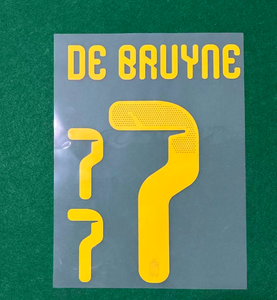 Parches Termoadhesivos con Nombres y Números de Jugadores de Fútbol, DE BRUYNE, <span class=keywords><strong>Raul</strong></span> Jimenez, Guillermo Ochoa, 2026 - Product Image 1