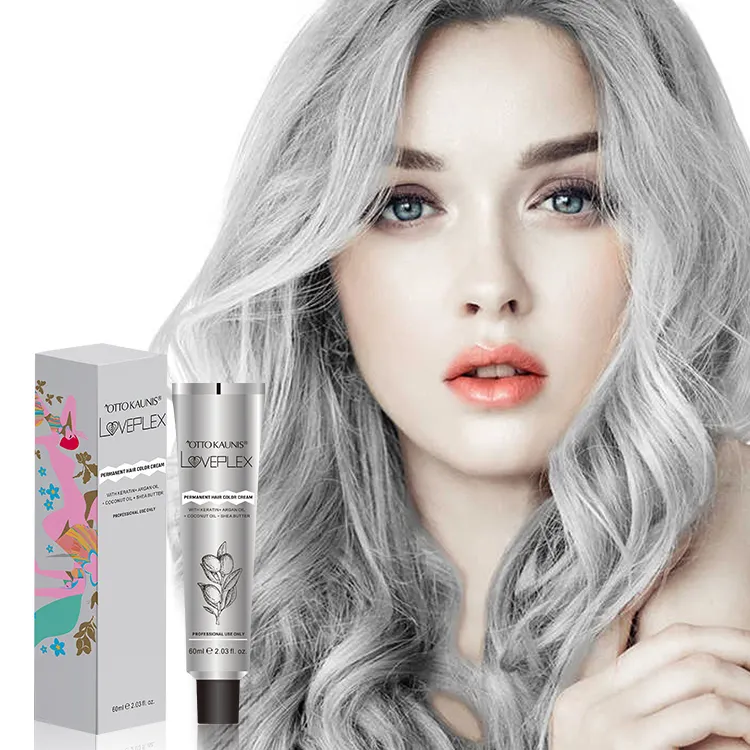 Hair dye color cream private label permanent professional salon hair color gray hair dye