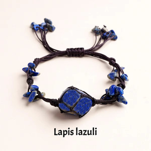 Pulsera <span class=keywords><strong>de</strong></span> Cristal con Piedras Preciosas Naturales Hechas a Mano al por Mayor: Amatista, Cuarzo Rosa, Aventurina, con Temática <span class=keywords><strong>de</strong></span> Amor - Product Image 6