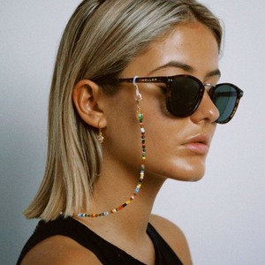 Colorful Acrylic Beaded Eyeglass Chain Anti Lost <strong>Glasses</strong> Lanyard <strong>Strap</strong> Fashion Spectacle Holder <strong>Neck</strong> Cord for <strong>Glasses</strong> Wholesale - Product Image 1