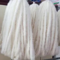 Ruban de fourrure de vison naturel de 1 m pour la confection de vêtements, la couture, les bordures de capuches, les accessoires de chaussures