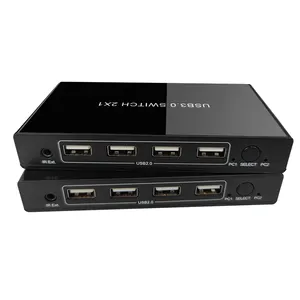 HDMI 1.4 4K @ 30HZ KVM Switch 2 in 1 out 8 bit 4:4:4 USB 2.0 telecomando