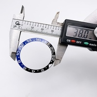 Accessoires de montre : Lunette en céramique avec index lumineux pour la nuit, adaptée à la modification des montres de plongée